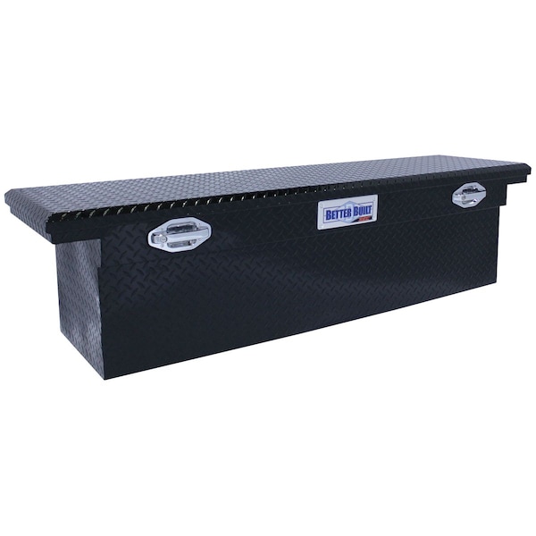 70IN BLACK SINGLE LID DEEP BOX - LOW PROFILE